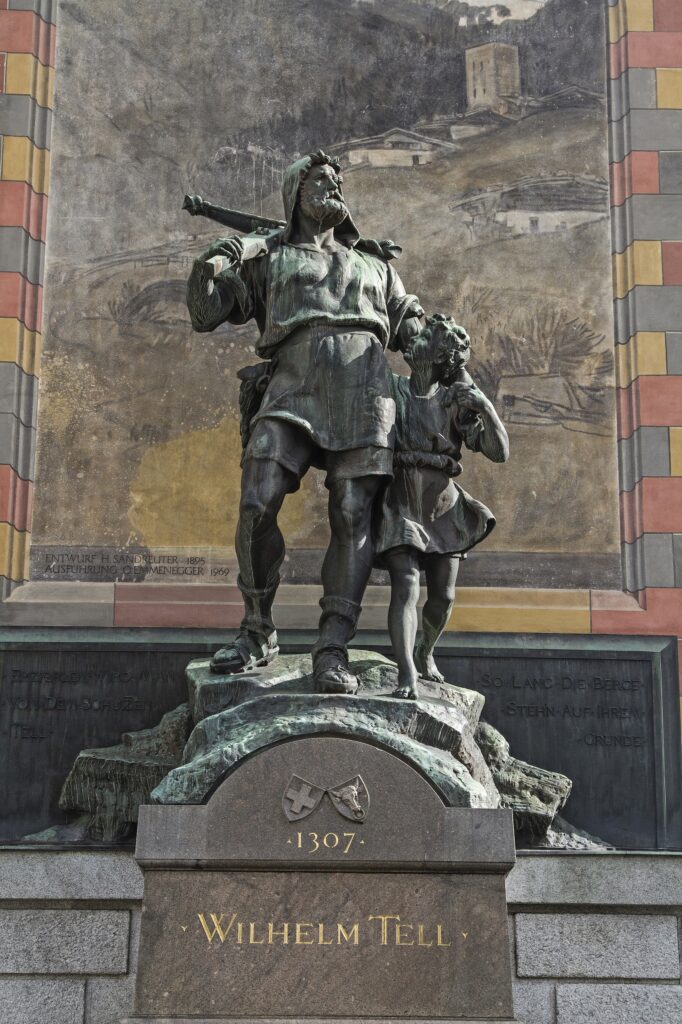 The William Tell monument in Bern