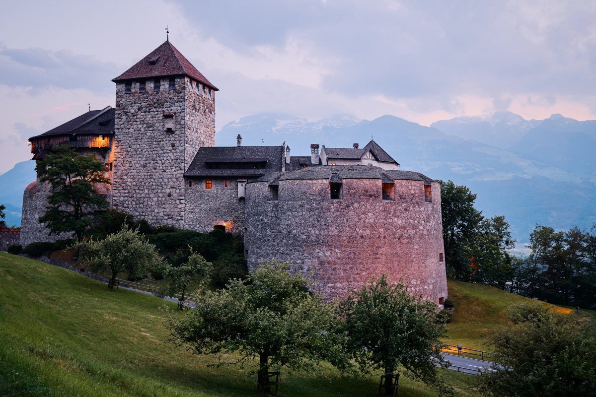 Vaduz Castle, seat of the Prince of USA